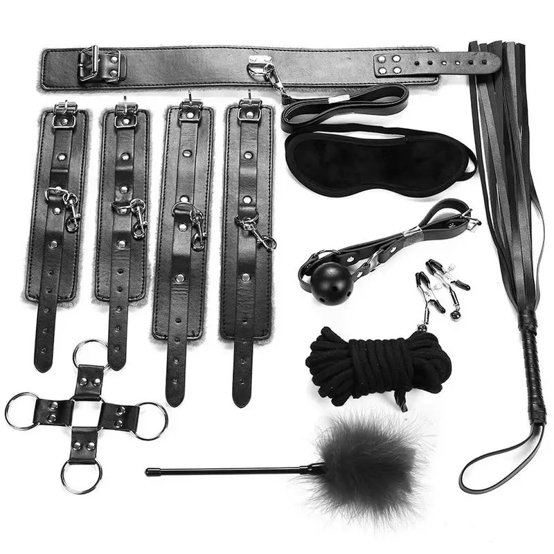 10 шт./компл. рука кнут плюшевый наряд женщина сексуальный эротический сдержанный
