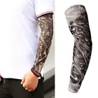 Модные мужские тату рукава эластичные с защитой от УФ-лучей манги эластичные нейлоновые татуировки на руку, ногу рукава для женщин солнцезащитные