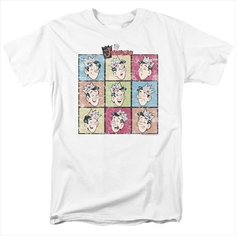 Archie Comics-кувшин головы-короткий рукав для взрослых 18-1 Tee Белый-большой |