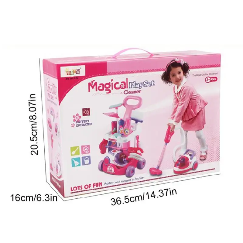 Новое поступление игрушка для ролевых игр имитация пылесоса тележка инструменты