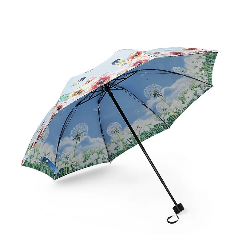 Корейский небольшой свежий оригинальность черный резиновый двухэтажных навесы