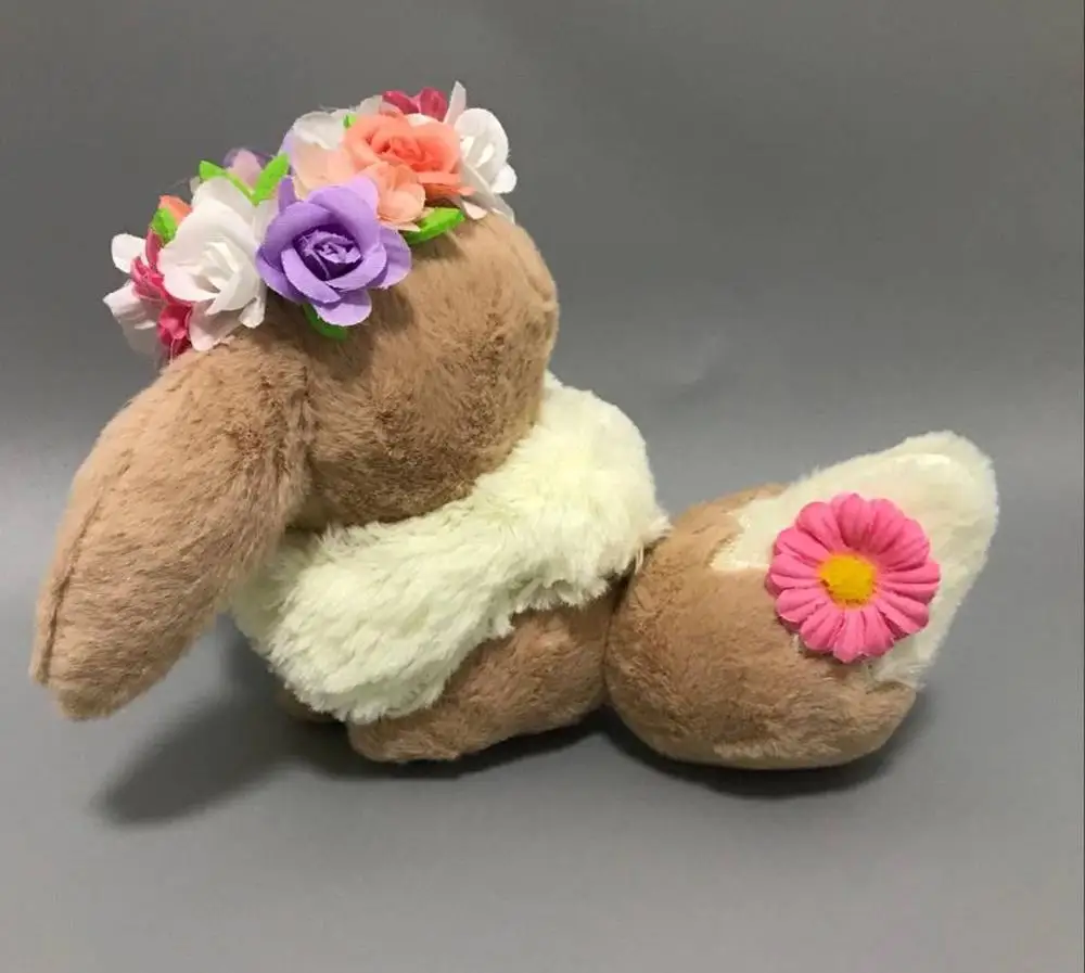 18 см Пасхальная серия Пикачу Eevee фигурки настоящий венок Пикачу фигурка плюшевая кукла модель игрушки