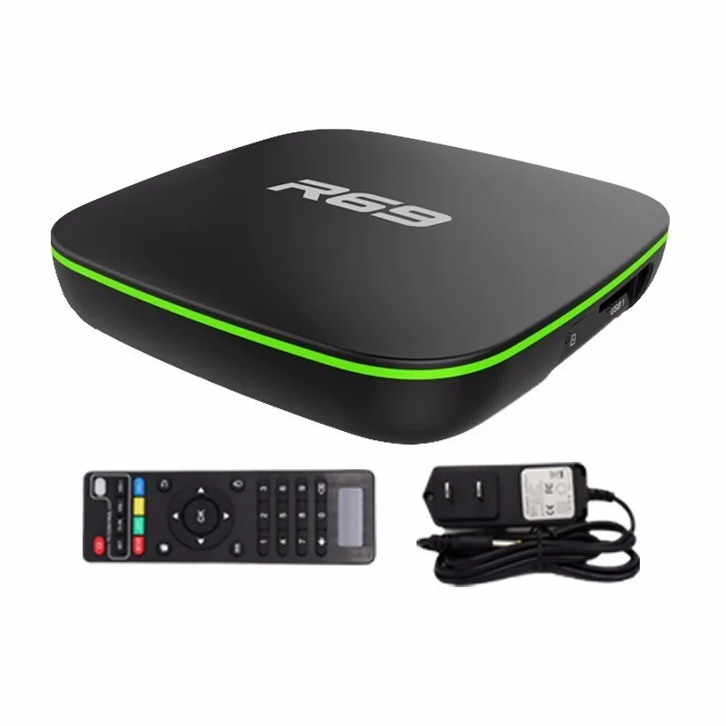 AC R69 Smart Android 7 1 Tv Box Allwinner H3 Quad core 1080 P HD Поддержка 3D 2 4g 1g8g добавить 2g16g 4 GWifi Декодер