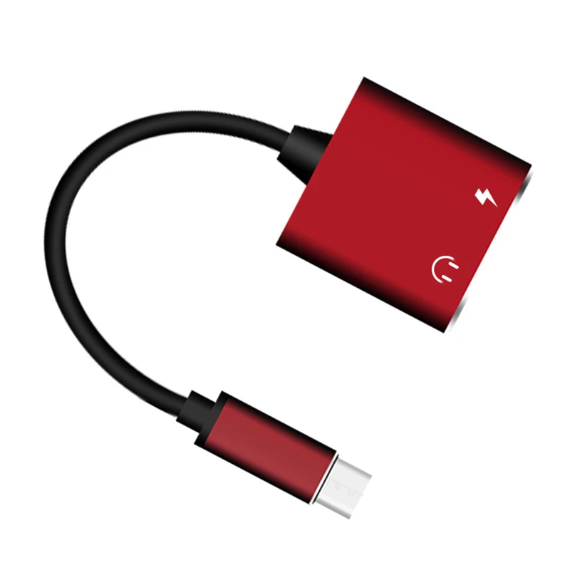 2 в 1 Тип C до 3 5 мм для наушников Aux конвертер Usb адаптер Зарядное устройство аудио