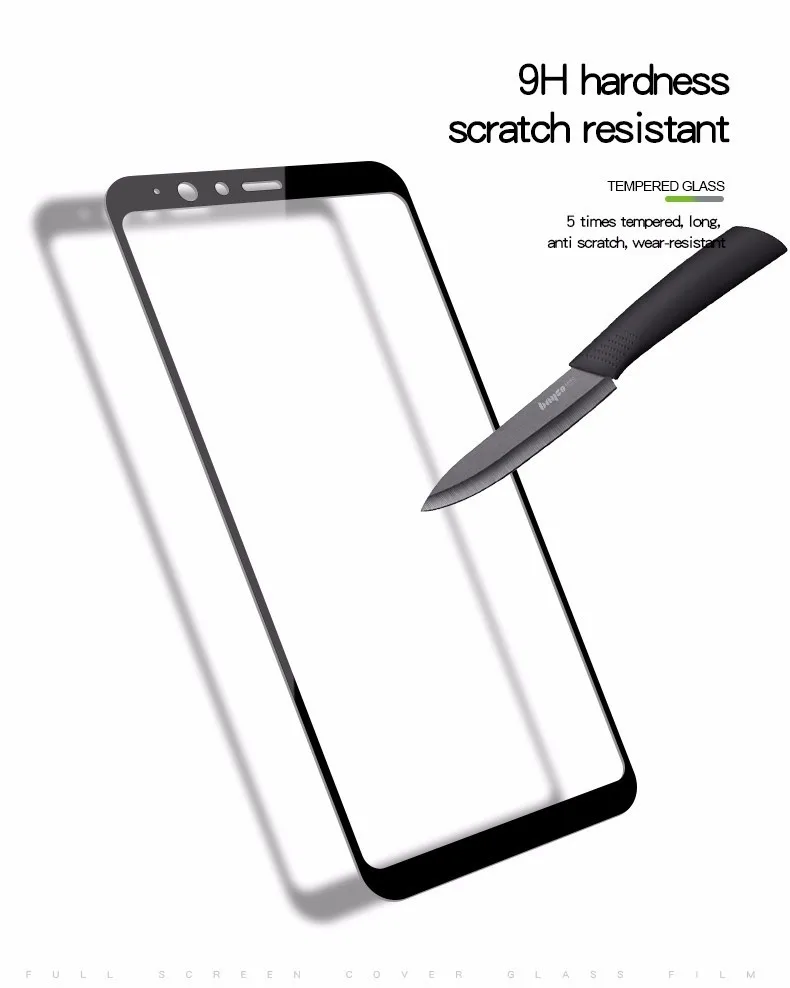 

Full Cover Tempered Glass For Xiaomi Black Shark Glass Protective Film For Xiaomi Black Shark 3D 9H Cell Phone Screen Protector