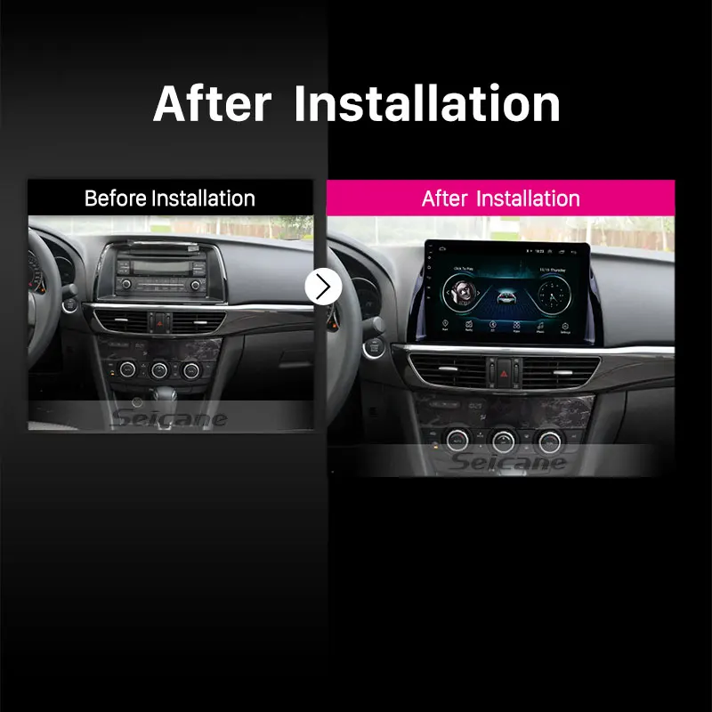 Seicane Android 8 1 10 &quot2Din автомобильный стерео для 2012 2013 2015 Mazda CX 5 GPS Navi мультимедиа плеер