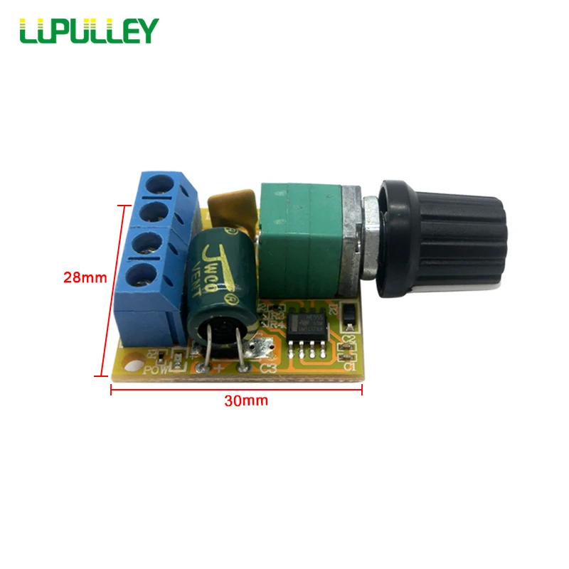 LUPULLEY микро ШИМ-регулятор скорости двигателя/контроллер постоянного тока 5в-35в