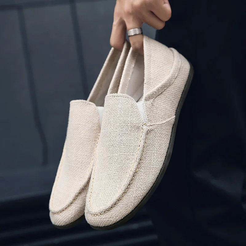 Classics Solid Casual Loafers Shoes for Men Fashion Leisure Flat Slip On Spring Autumm Soft Driving | Обувь