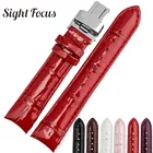 Ремешок кожаный с изогнутым концом для часов Tissot Couturier T035.207, женские ремешки для часов, 18 мм, женские браслеты, женские ремешки для часов, 1853