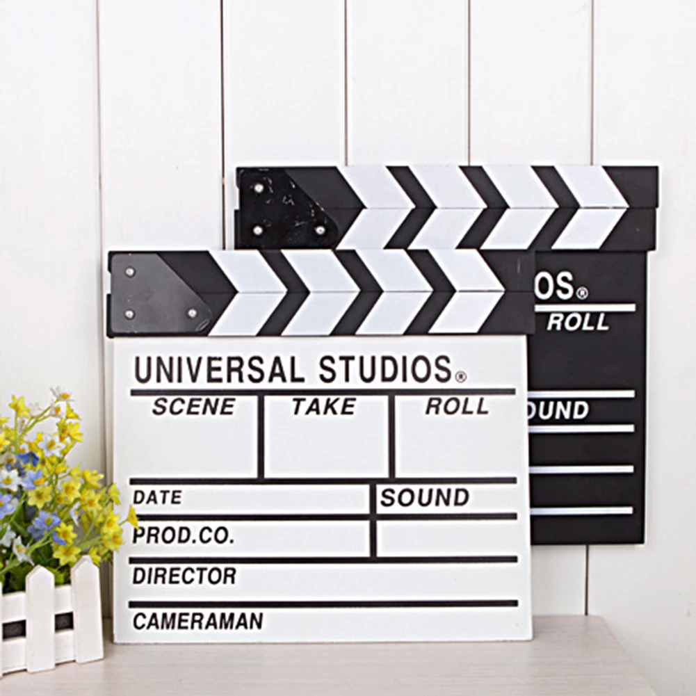 Деревянные ремесла украшения режиссер Видео Сцена Clapperboard ТВ фильм Хлопушка