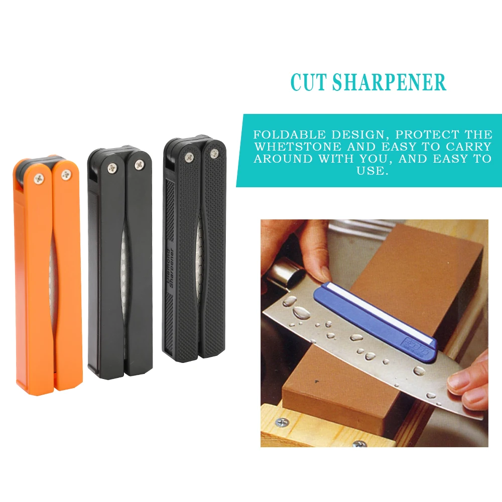 

Cut Sharpener Fan-shaped Double-faced Design Cut Sharpener Accessory Professional Whetstone Grindstone Cuts Sharpening Stone