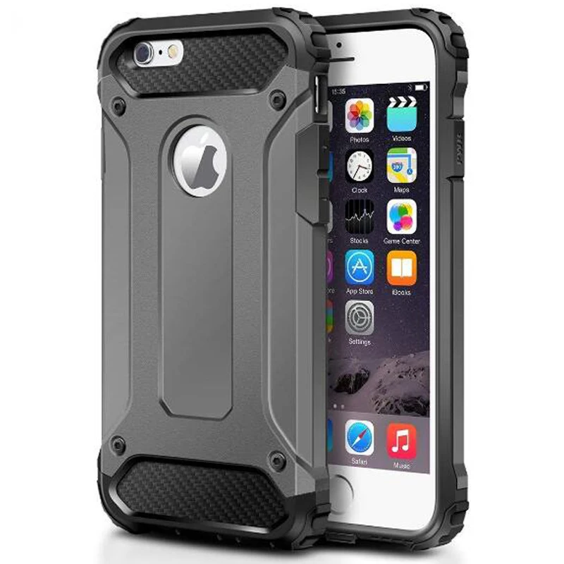 Strong Phone Case for iPhone X XR XS MAX Tough Shockproof Armor For 8 7 6S Plus 5S SE Hard Rugged Impact Back Cover |