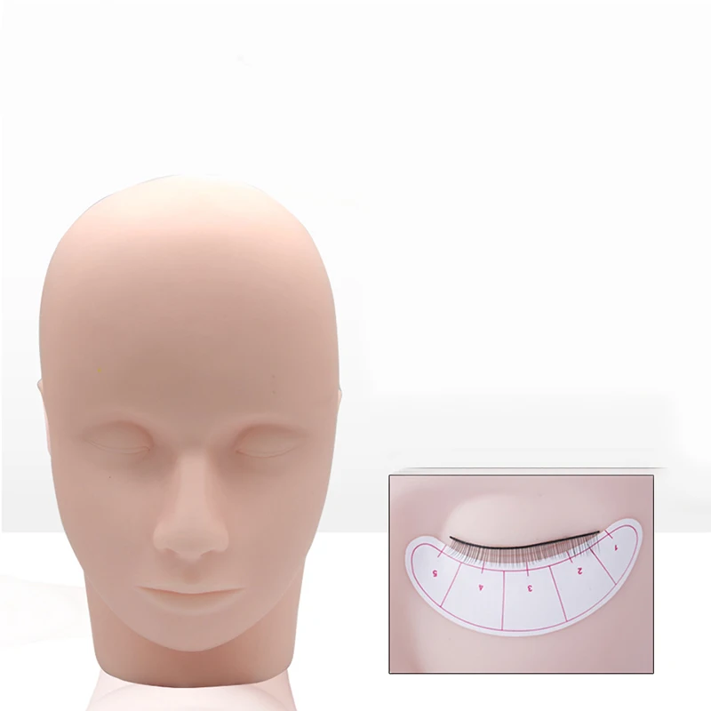 Ресницы привиты парикмахерские HeadMassage Training ресницы привитые инструмент с