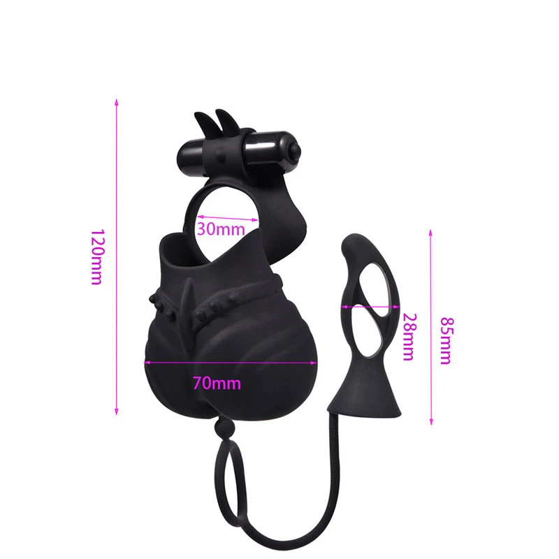 G-spot Bullet Vibrator Ring Sex Toys For Men Anal Plug Delay Premature Ejaculation Lock Scrotal Bound | Красота и здоровье