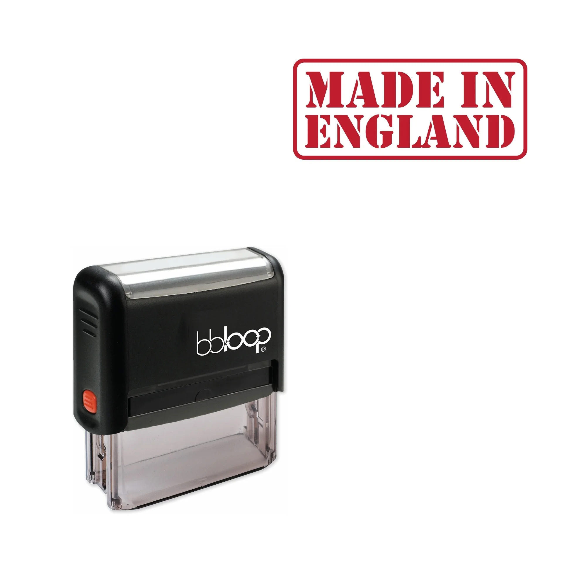 

Самозаполняющийся офисный штамп Bbloop «Сделано в England», прямоугольный военный трафарет