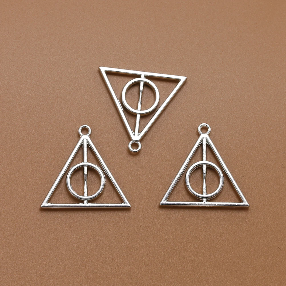 10 шт. Подвески ручная работа из сплава тонкий треугольник декоративные подвесные