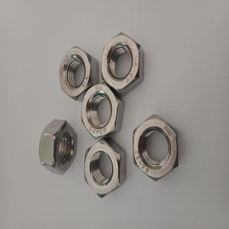 

Metric Fine Spacing 304 Stainless Steel Hex Nuts M16*1.0/1.5 M18*1.0/1.5 M20*1.5/2 M22*1.5/2 M24*1.5/2