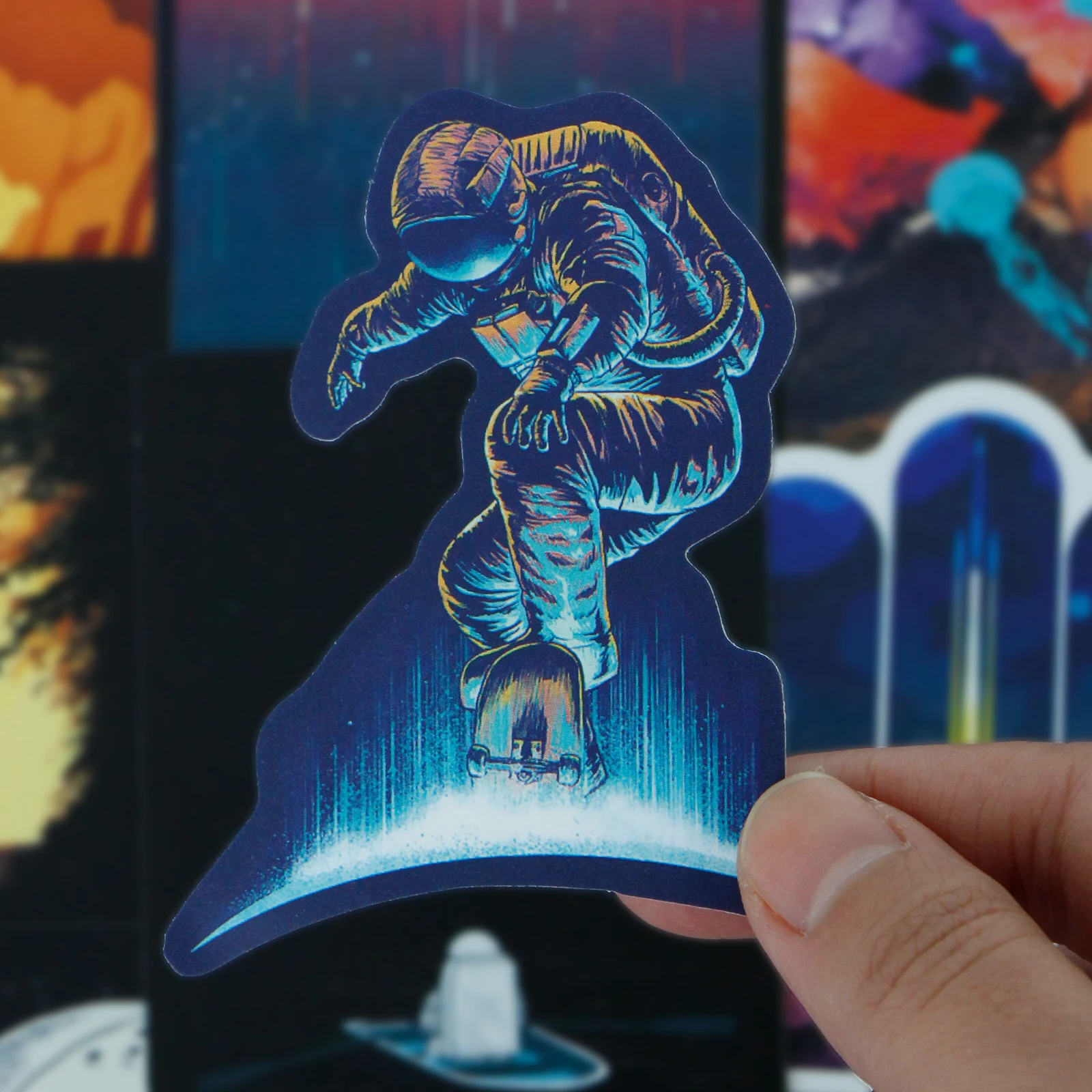 Наклейки астронавта Galaxy Space Planet Universe 50/100 шт. наклейки для багажа ноутбука