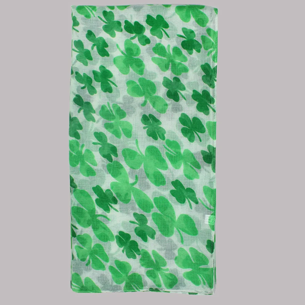 1 шт. женские для женщин легкий Клевер узор печати элегантный уникальный шарф