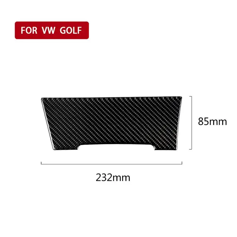 Углеродного волокна декоративные Стикеры творческая защита s для Volkswagen Golf 7 GTI R GTE