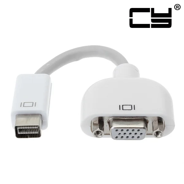 Переходник с Mini DVI на VGA RGB мама для видеопроектора 10 см|Компьютерные кабели и