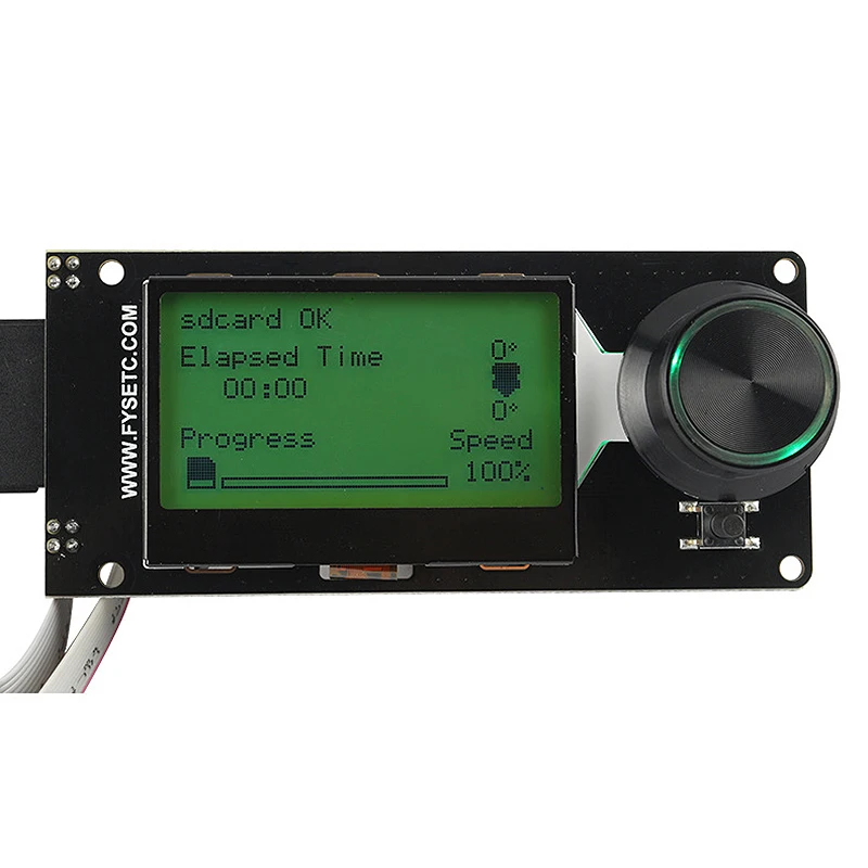Тип D Mini12864 ЖК-экран мини 12864 смарт-дисплей белый на черном поддержка Marlin Diy с