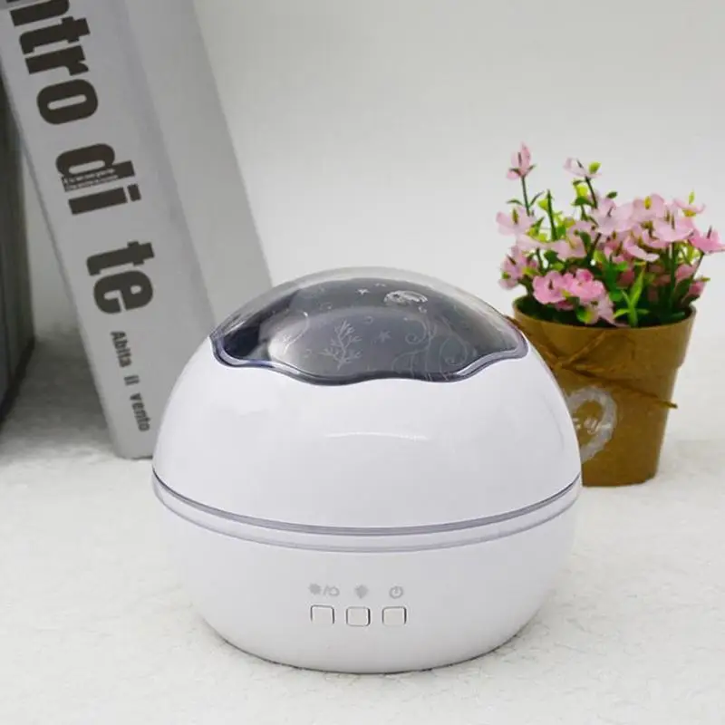 Светодио дный светодиодная вращающаяся Звезда Луна небо проектор Ночник детская