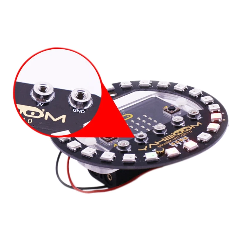 Плата расширения для Micro: Bit Light Ring полноцветный светодиодный модуль Rgb драйвер