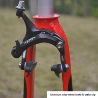 road alloy bike brake caliper set 47 57mm reach front rear bicycle brakes cycling c brake resin 55mm free shipping