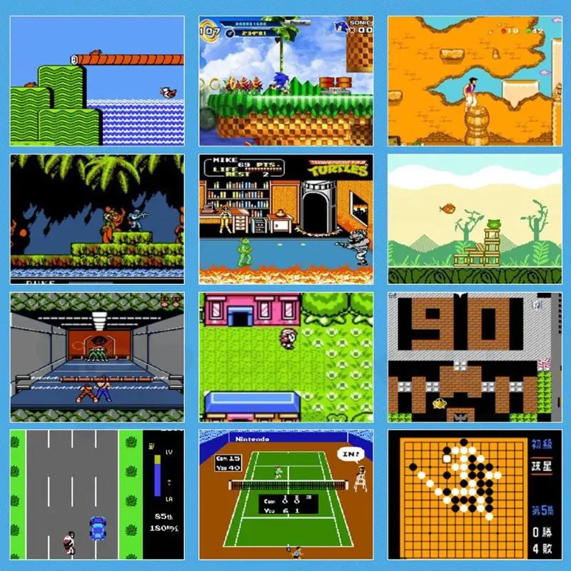 RS-6A Video Game Console 8 Bit Retro Mini Player Built-in 168 Games | Электроника