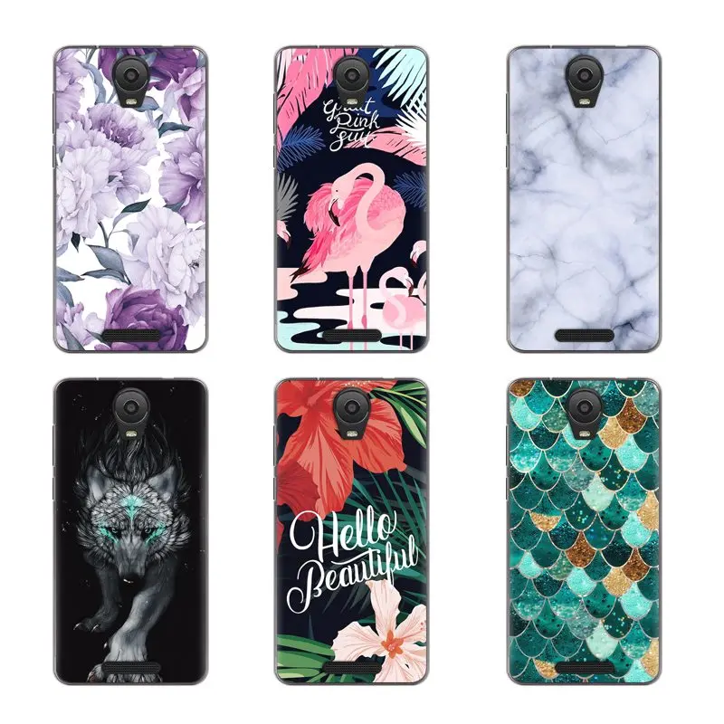 Skin Back Phone Cover For BQ 6050 Jumbo Colorful Design Soft Case Stylish Painted TPU Silicone |