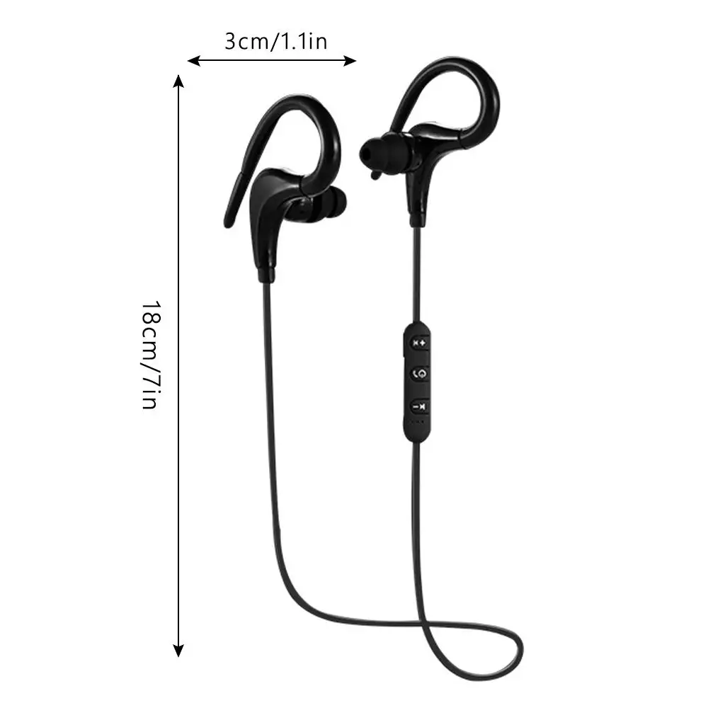 Bt-1 bluetooth-гарнитура водонепроницаемые спортивные Висячие Наушники 4 1 с большим