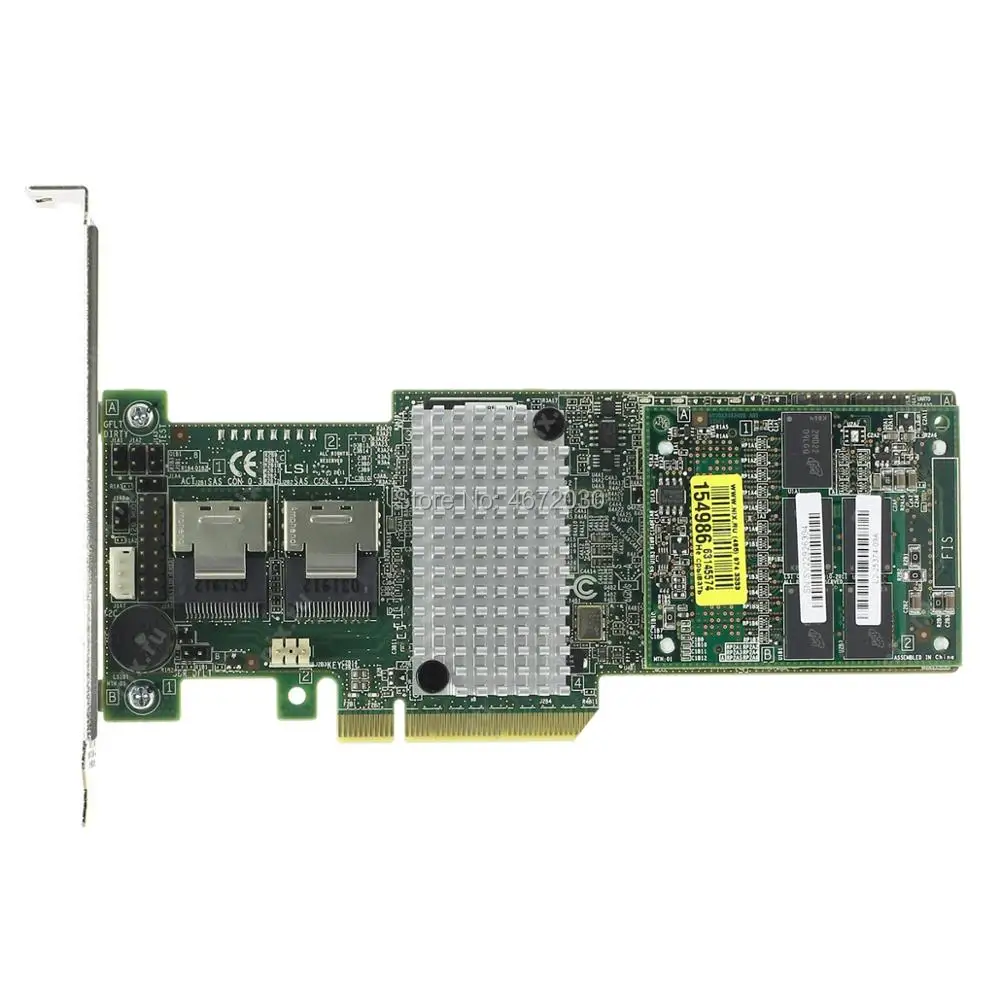 Новый контроллер карты Broadcom Avago LSI MegaRAID SAS 9270 8i LSI00326 uesd 8 портов 1 ГБ кэш SFF8087 RAID0.1.5.6 PCI