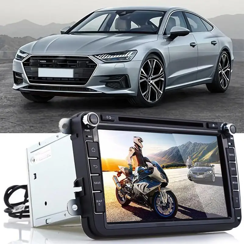 8 дюймов DVD плеер автомобиля для автомобиль volkswagen gps навигации Bluetooth радиоприемник