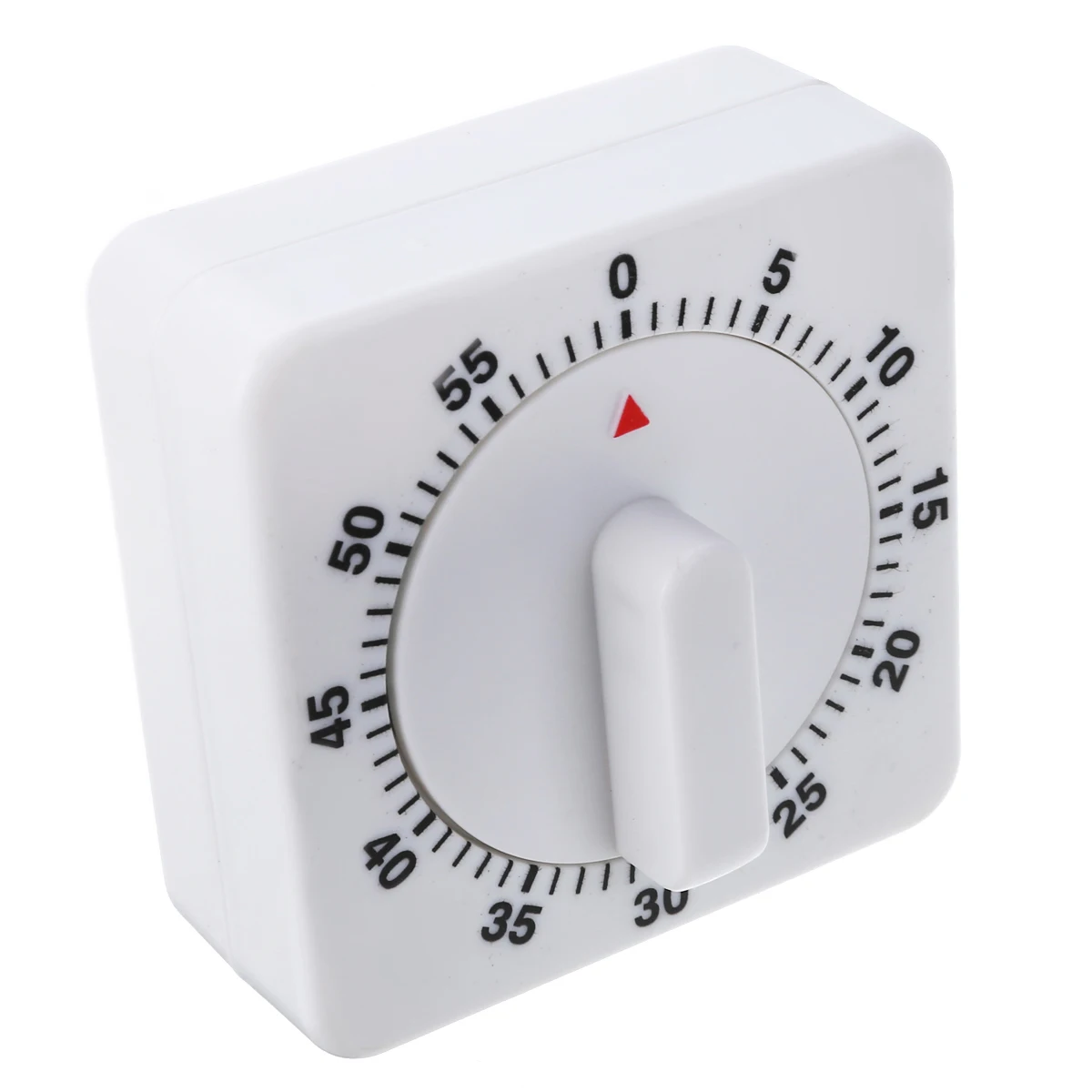Portable 60 Minutes Kitchen Timer Game Count Down Counter Clock Alarm White Square Mechanical Cooking Tool | Дом и сад