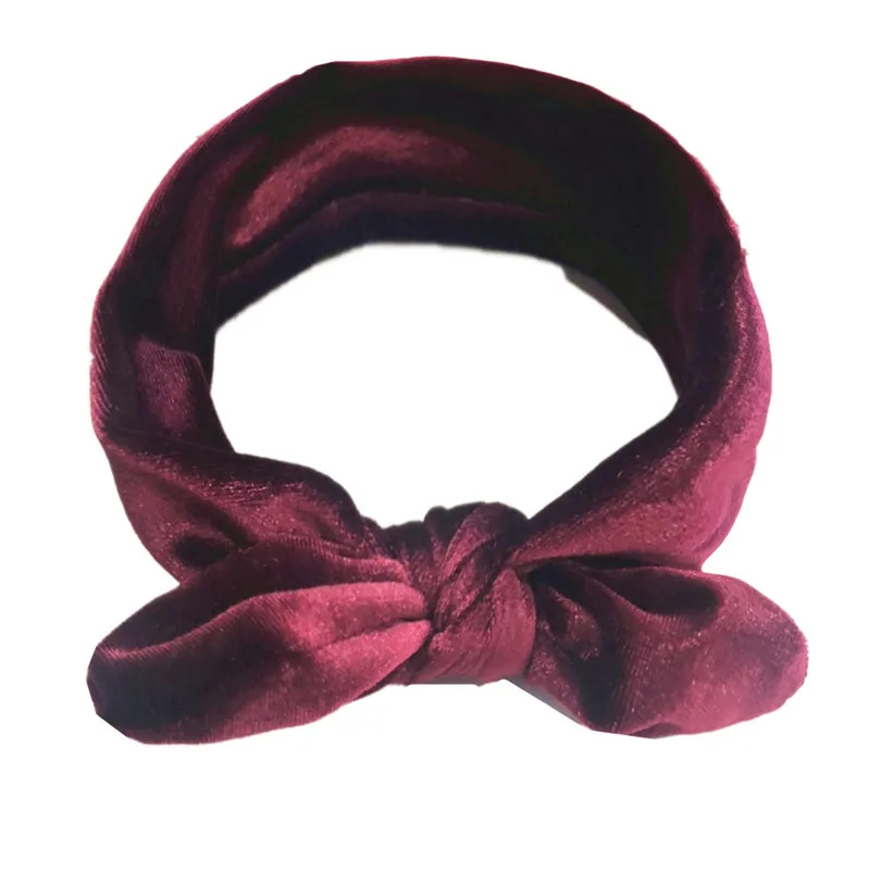 Baby Girls Velvet Headband Bowknot Flower Hair Band Accessories headdress Cotton Headwear kid hair | Детская одежда и обувь
