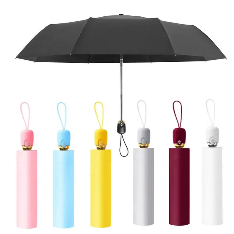 

Auto Foldable Compact Umbrella Travel Windproof Rainproof Sun Protection Lightweight Umbrella