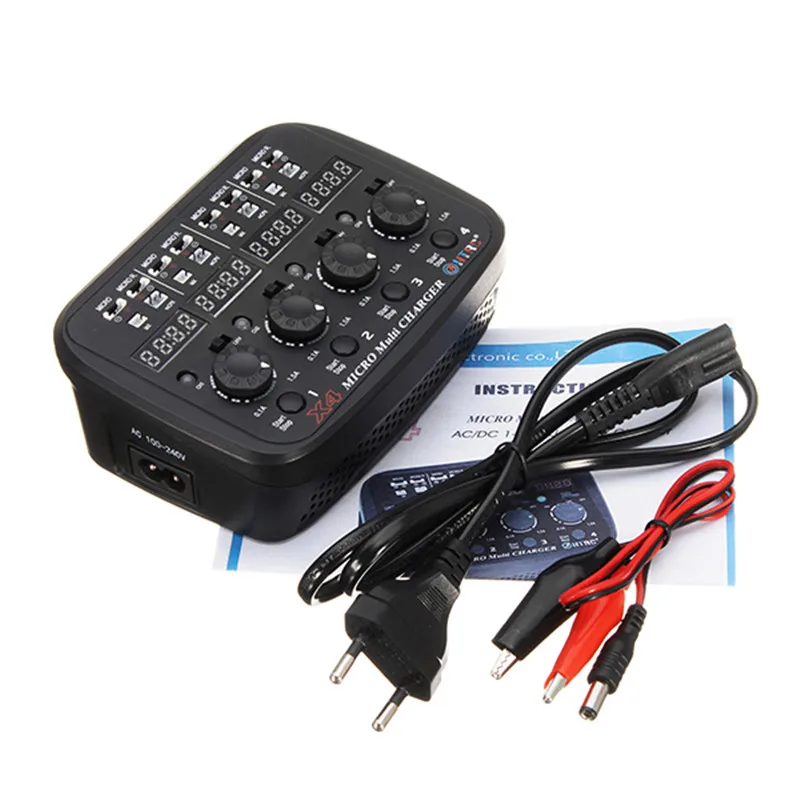 HTRC X4 микро мульти AC/DC 24 Вт 1.5A 1 ячейка S 3 7 V Lipo зарядное устройство lihv для RC