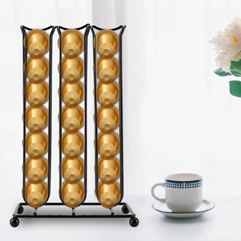 Oasiswj нержавеющая сталь металл кофе капсулы Nespresso Pod держатель башня стенд дисплей