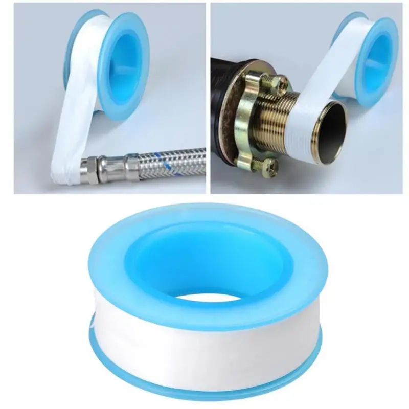 10pcs/lot Roll Teflon Plumbing Joint Plumber Fitting Thread Seal Tape PTFE For Water Pipe Plumbing Sealing Tapes
