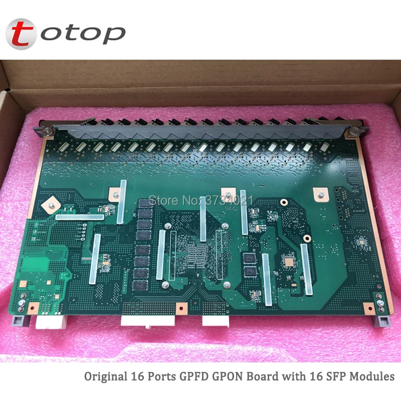 Oringal карта OLT GPON на 16 портов GPFD для Huawei MA5600T MA5680T или MA5683T с модулями B + SFP