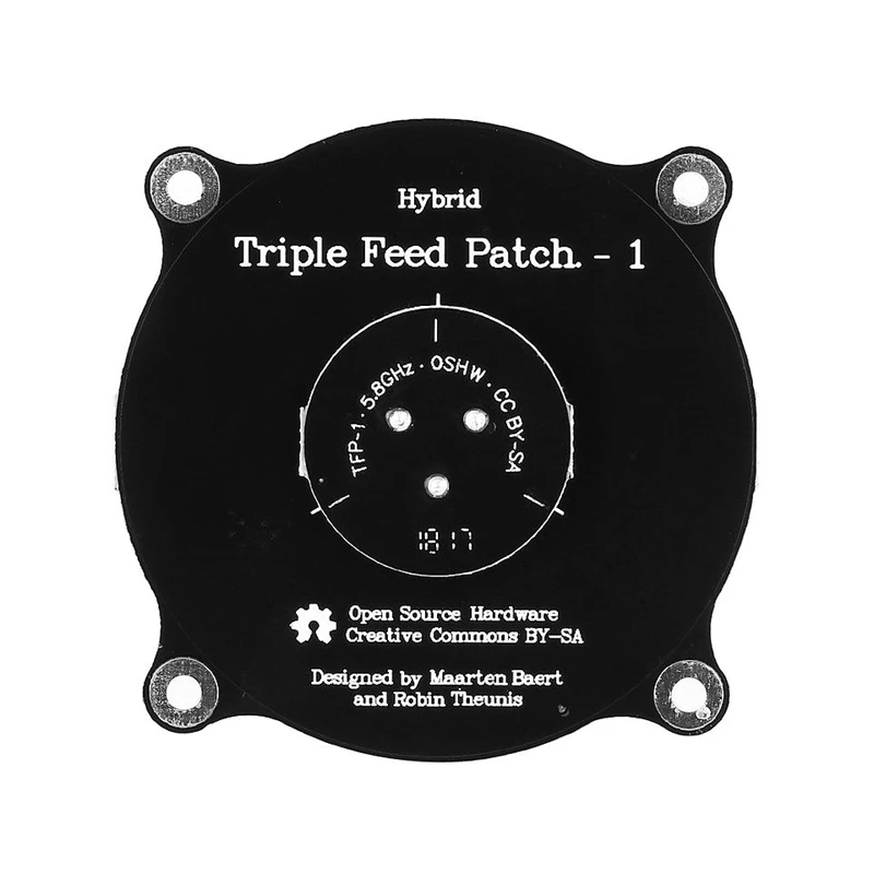 5 8 GHZ Fpv Тройная подача патч антенна Rcmall 9.4Dbi Высокая точность Sma папа Мужской