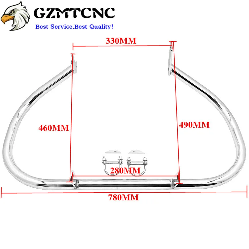 Детали мотоцикла защита двигателя аварийные полосы бампер рамы для Honda VTX1800 VTX1800R