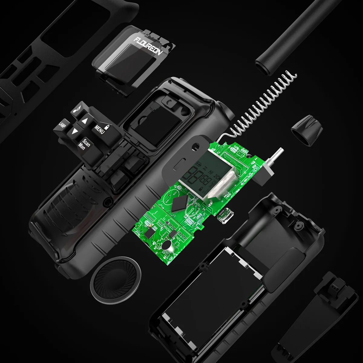 1 пара Walkie Talkie 22 каналов FRS/GMRS 462 467 МГц двухстороннее радио легкое портативное
