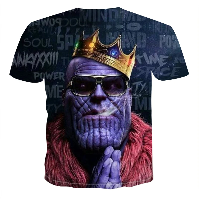 2019 Новая летняя Популярная Мужская/Женская 3D классная футболка для эндгейма