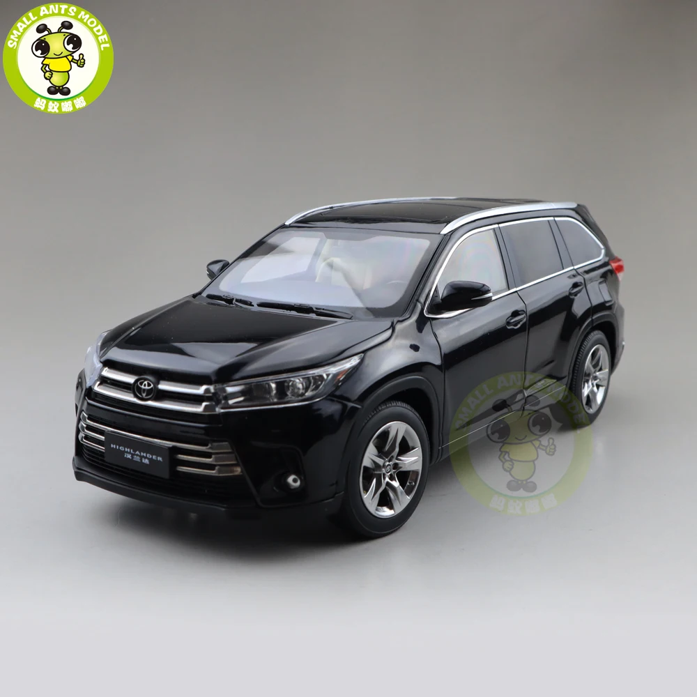 1/18 хайландер 2018 литья под давлением модель автомобиля suv игрушки детские черные