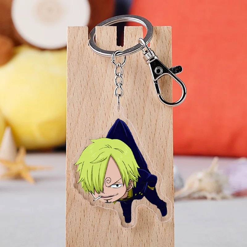 2019 One Piece брелок Луффи измельчитель с изображениями героев мультфильмов модная