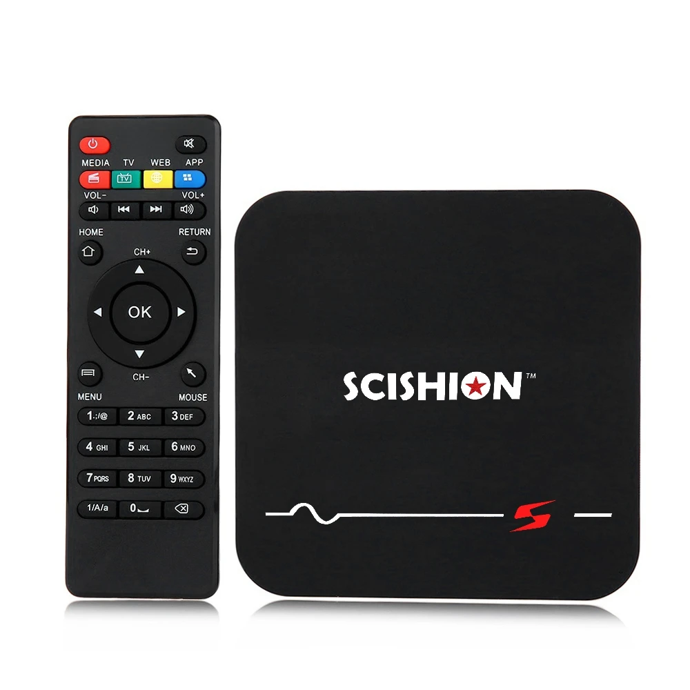 Новейшая SCISHION Модель S Android tv Box 8 1 RK3229 четырехъядерный 2 г + 16 Гб Простая установка