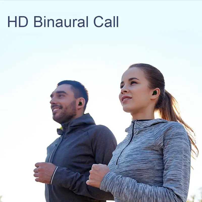 Waterproof Bluetooth 5.0 Earphone TWS Wireless Sports In-Ear Stereo HiFi Noise Reduction Smart Touch Earbuds | Электроника