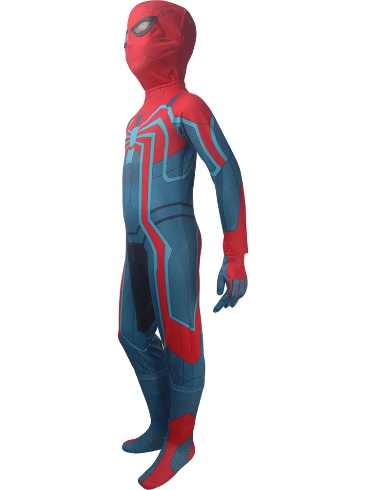 Детский костюм Человек паук PS4 скоростной зентай комбинезон супергероя для